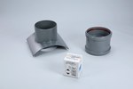 KG-Waste water and rainwater SN8 mounting kit for main pipes DN/OD 200-2400, connection DN/OD 110, SDR 34, color gray